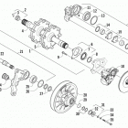 F 1100 Sno Pro LTD Вал приводной трака и тормоза