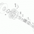 TZ1 Turbo LXR Привод сцепления