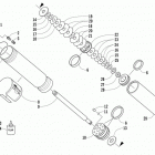 M 1100 Turbo HCR Задняя подвеска ,задний амортизатор