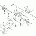 M 800 HCR Задняя подвеска ,задний рычаг