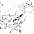 Sno Pro 500 Задний бампер и брызговик