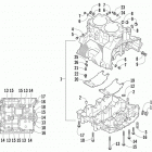 F 1100 Sno Pro LTD Блок цилиндров