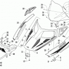 Bearcat Z1 XT Капот,ветровое стекло и передний бампер (wtosl)