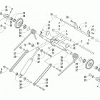 Bearcat Z1 XT LTD FTP Задняя подвеска ,задний рычаг