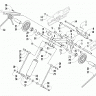 Sno Pro 500 Задняя подвеска ,задний рычаг