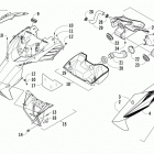 F 1100 LXR Капот и воздуховоды