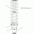 800 RMK 155 ALL OPTIONS - S16CM8 Амортизатор задний подвески