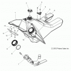 800 SWITCHBACK PRO R/ES/INT/LE ALL OPTIONS - S14BS8/BC8/BD8 Топливный бак