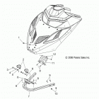 600 IQ RACER/INTL - S13MX6JSA/JEA Body, hood mounting and front bumper