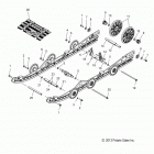 550 INDY ADVENTURE 144 - S16CE5BSL Подвеска задняя и трак