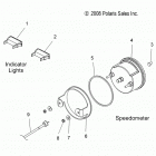 WIDETRAK LX INTL - S14SU4BEL Спидометр и световые индикаторы