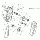 TURBO IQ LXT - S13PT7FSL Drive train, gearcase asm.