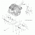 800 INDY SP ALL OPTIONS - S16CP8 Крепление двигателя