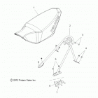 600 SWITCHBACK/ES- S13BR6GSA/GSL Body, seat mounting