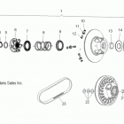 600 VOYAGER/INTL - S14CS6GSL/GEL Вариатор ведомый