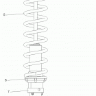 550 INDY LXT - S14CT5BEL/BSM/BSL Suspension, shock, rear track (7043994)