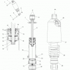 800 INDY SP ALL OPTIONS - S16CP8 Suspension, shock, front track (7043779)