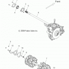 600 WIDETRAK IQ/INTL - S14PU6NSL/NEL Drive train, driveshaft asm. and jackshaft asm.
