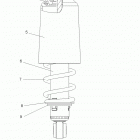 550 INDY LXT - S14CT5BEL/BSM/BSL Suspension, shock, front track (7043995)