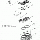 600 VOYAGER/INTL - S14CS6GSL/GEL Цилиндр двигателя