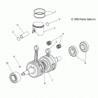 600 WIDETRAK IQ/INTL - S14PU6NSL/NEL Коленвал и поршни