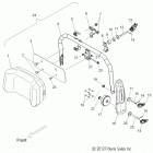 S18SJA5BSL/BEL 550 WIDETRAK LX ES/INTL Body, backrest asm. - s18sja5bsl  /  bel (49snowbackrest...