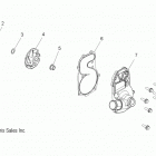 800 SWITCHBACK PRO R/ES/INT/LE ALL OPTIONS - S14BS8/BC8/BD8 Водяной насос
