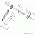 550 INDY LXT - S14CT5BEL/BSM/BSL Реактивная штанга задняя