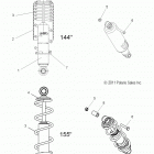 600 RMK 144/155 ALL OPTIONS - S13CK6/CM6 Амортизатор передний подвески