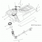 800 INDY SP ALL OPTIONS - S16CP8 Топливный бак