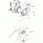 550 INDY/ES/INTL- S14CB5BSA/BSL/BEA воздуха на входе и выход воздуховодов