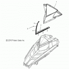 600 VOYAGER/INTL - S14CS6GSL/GEL Стекло ветровое