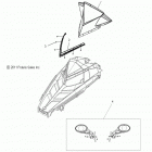 550 INDY ADVENTURE 144 - S16CE5BSL Ветровое стекло и зеркала