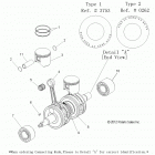 800 SWITCHBACK PRO-R/ES/INTL/RETRO/LE All OPTIONS - S13BA8/BC8/BD8/BS8 Коленвал и поршни