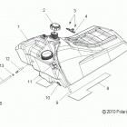 550 IQ LXT/INTL - S13PT5BEM/BSM/BSL Топливный бак