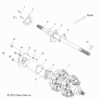 600 RUSH/ES - S13BF6GSA/GSL Приводной вал и промежуточный