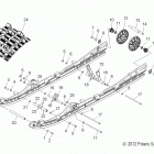 600 RMK 144/155 ALL OPTIONS - S13CK6/CM6 Suspension, rear (144 inch)