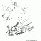 600 RMK 144/155 ALL OPTIONS - S13CK6/CM6 Chassis, chassis asm. and over structure (600  /  155 in...