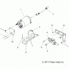 550 IQ SHIFT/ES - S13PB5BSA/BSL Стартер электрический