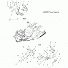 550 IQ SHIFT/ES - S13PB5BSA/BSL Chassis, footrests and clutch guard