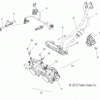 600 RMK 144/155 ALL OPTIONS - S13CK6/CM6 Корпус дроссельной заслонки и трубопровод