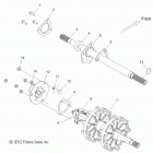 600 INDY/SP/ES/INTL ALL OPTIONS - S13CB6/CP6 Приводной вал и промежуточный