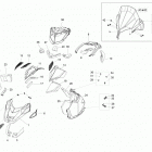 EXPEDITION SE 600HOE, XU Капот ,стекло ветровое и консоль передняя
