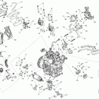 GSX SE 800RE XR Двигатель и крепление