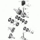 EXPEDITION LE 600HOE, XU Коленвал и поршни