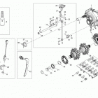 EXPEDITION LE 600HOE, XU Вал привода трака и защита ремня