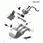 EXPEDITION SE 1200 XU Впускной коллектор и дроссельная заслонка
