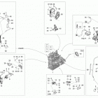 Skandic SWT 600HOETEC XU Двигатель и крепление