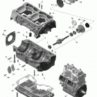 MXZ X 800RETEC XS Картер и водяной насос