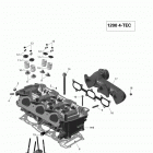 EXPEDITION LE 1200 XU Цилиндр и выпускной коллектор